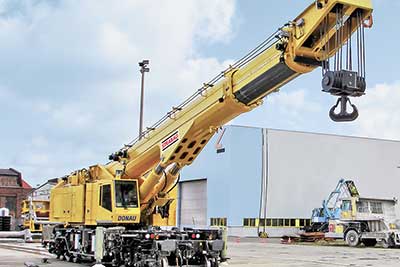 KRC 1200+ – Track and turnout construction crane
