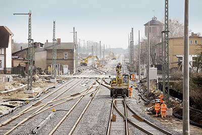 Railway track construction