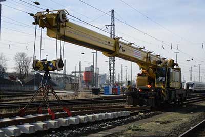 GS 50.09 Track and turnout construction crane